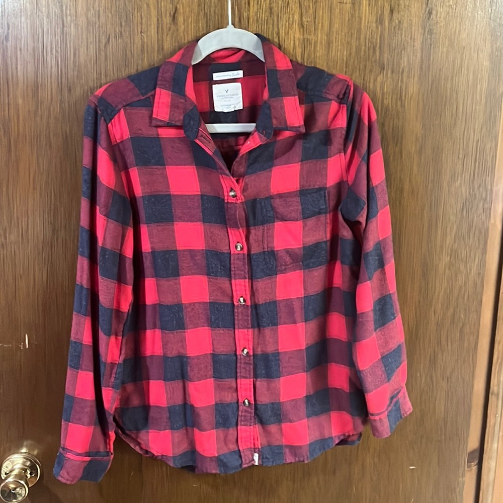 AE boyfriend fit flannel
